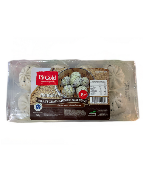 Lvgold Multigrain Mushroom Buns 8pcs 240g