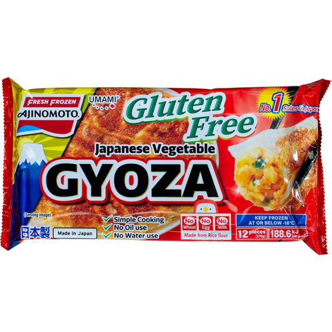 Ajinomoto Japanese Vegetable Gyoza Gluten Free 276g