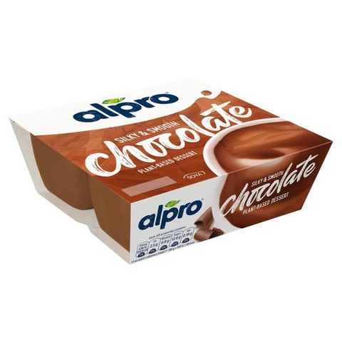 Alpro Silky Smooth Chocolate Dessert 125g x 4 pack