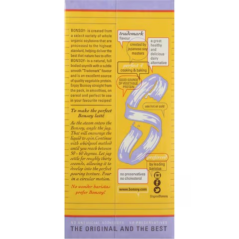 Bonsoy Soy Milk 1L