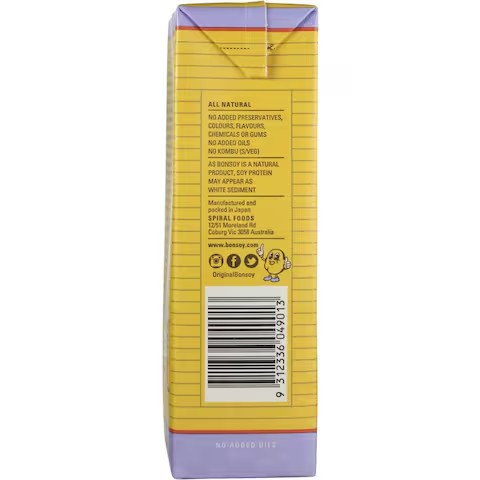 Bonsoy Soy Milk 1L
