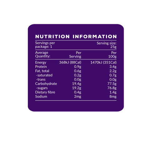 DJ&A Freeze Dried Kyoho Grapes 25g