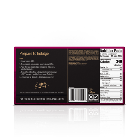 Field Roast Hazelnut & Cranberry Plant-Based Roast 907g