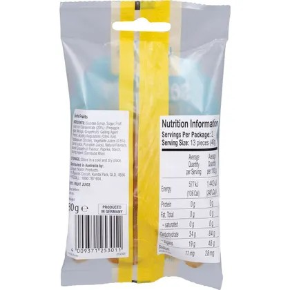 J.Luehders Soft Vegan Candy Exotic Fruits 80g