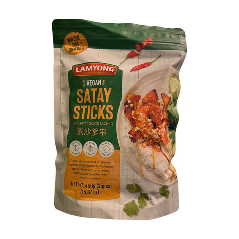 Lamyong Vegan Satay Sticks (25pcs) 450g