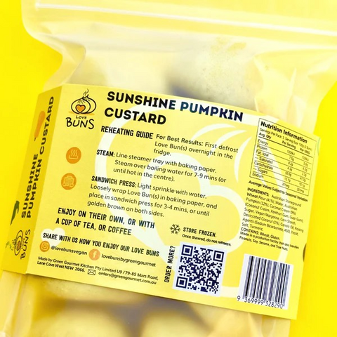 LoveBuns Sunshine Pumpkin Custard 390G