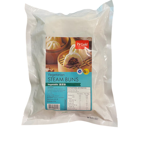 LvGold Vegetarian Chicken Buns 450G (6 Buns)