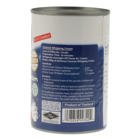 Nature's Charm Coconut Whipping Cream 400mL
