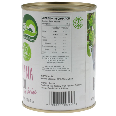 Nature's Charm Young Banana Blossom in Brine 510g