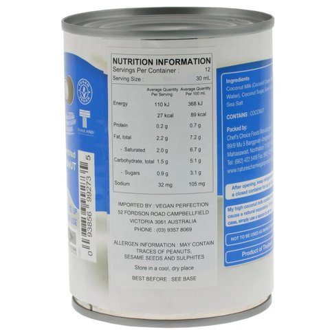 Nature's Charm Evaporated Coconut Milk 360mL