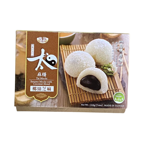 Royal Family Tai Mochi Sesame Mochi With Coconut Shred 210g