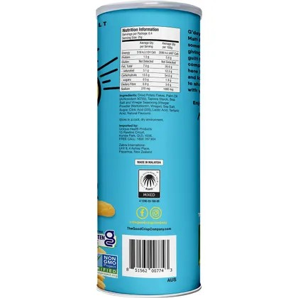 The Good Crisp Company Potato Crisps Sea Salt & Vinegar 160g