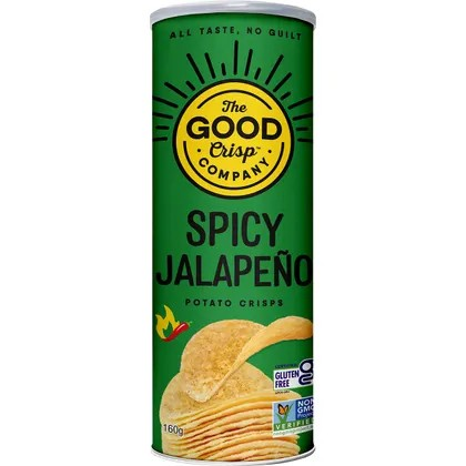 The Good Crisp Company Potato Crisps Spicy Jalapeno 160g