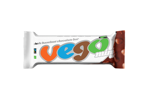 Vego Whole Hazelnut Chocolate Bar 65g