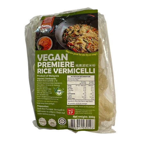 Vincent Vegetarian Food Vegan Premiere Rice Vermicelli 300g
