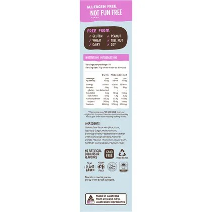 Well & Good All Purpose Cake Mix 40% Less Sugar 400g