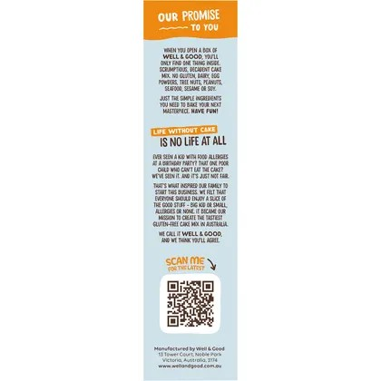 Well & Good Banana Bread Mix 40% Less Sugar 350g