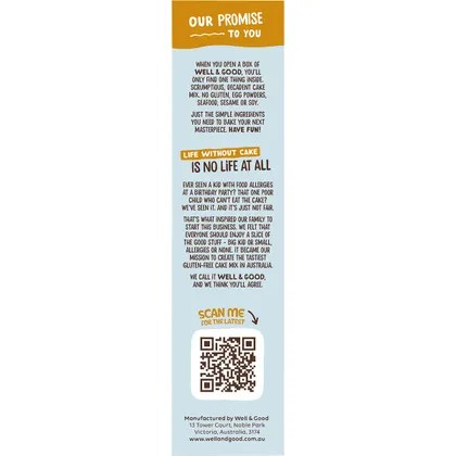 Well & Good Caramel Slice Mix 315g