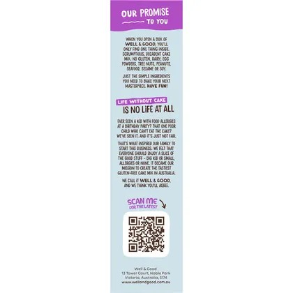 Well & Good Choc Fudge Brownie Mix 400g