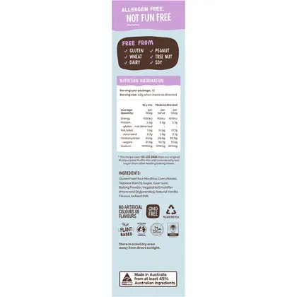 Well & Good Multipurpose Muffin Mix 40% Less Sugar 400g