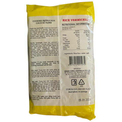 Yellow Gold Brand Rice Vermicelli 400g