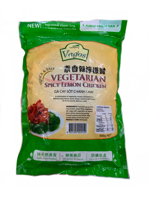 Lamyong Vegetarian Spicy Lemon Chicken 600g