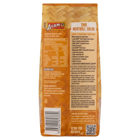 Ayam Brown Rice Vermicelli 200g