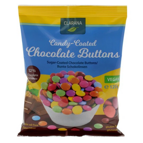 Clarana Chocolate Coated Buttons 125g