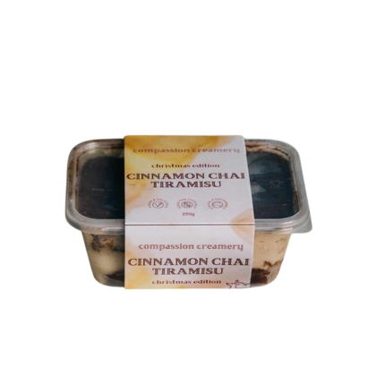 Compassion Creamery Cinnamon Chai Tiramisu 250g