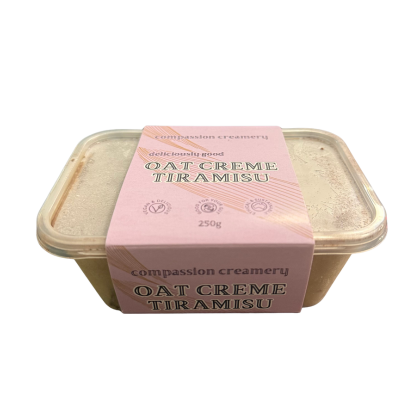 Compassion Creamery Oat Creme Tiramisu 250g