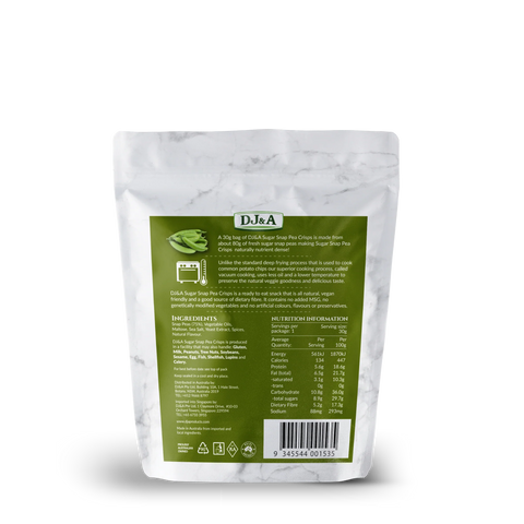 DJ&A Sugar Snap Pea Crisps 30g