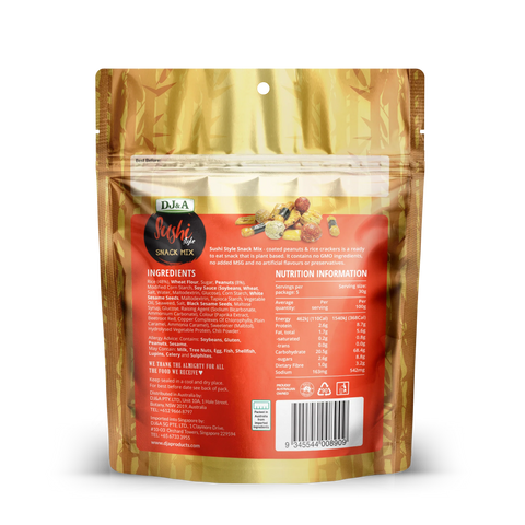 DJ&A Sushi Style Snack Mix 150g