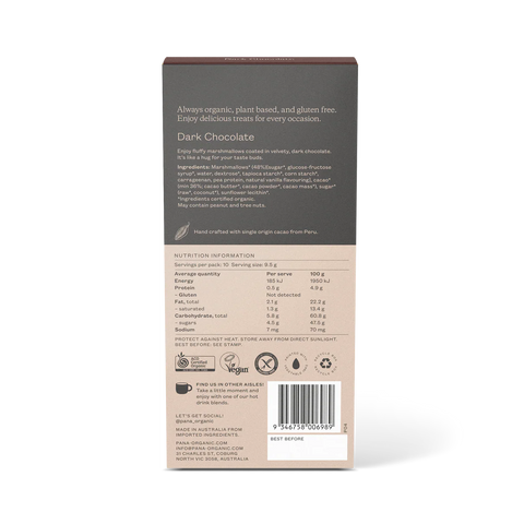 Dark Chocolate Marshmallows 95g