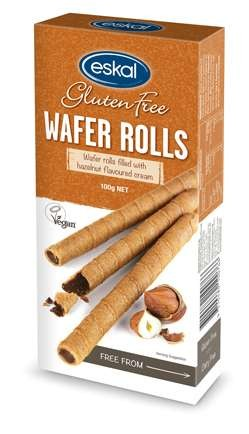 Eskal Hazelnut Wafer Rolls 100g