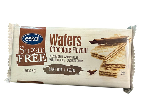 Eskal Reduced Sugar Chocolate Belgian Wafers 200g