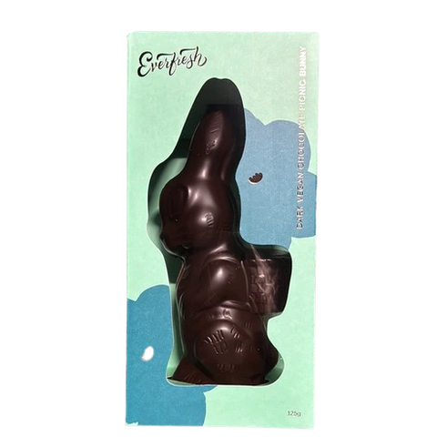 Everfresh Dark Vegan Chocolate Picnic Bunny 125g