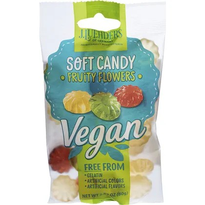 J.Luehders Soft Vegan Candy Fruity Flowers 80g