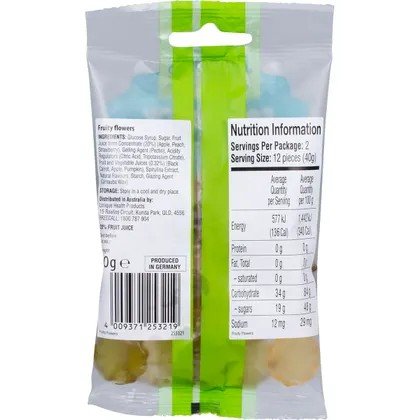 J.Luehders Soft Vegan Candy Fruity Flowers 80g
