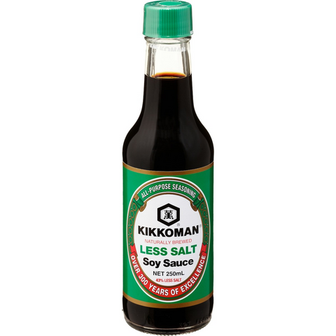 Kikkoman Soy Sauce Less Salt 250mL