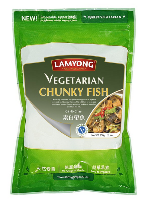 Lamyong Vegetarian Chunky Fish 600g