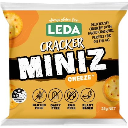 Leda Cracker Miniz Cheeze Multi 6 Pack 150g