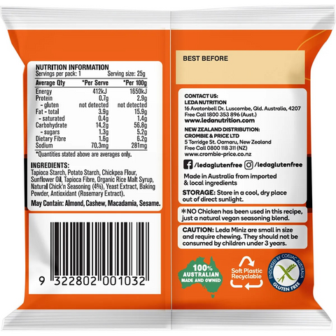 Leda Cracker Miniz Chick'n Multi 6 Pack 150g