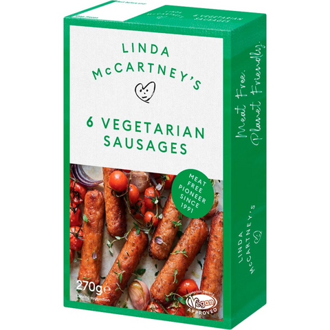 Linda McCartney's 6 Vegetarian Sausages 270g
