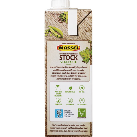 Massel Gourmet Liquid Stock Vegetable 1L
