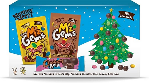 Mummy Meegz Selection Box with Choccy Balls, M'z gems, M'z Gems Peanut 196g