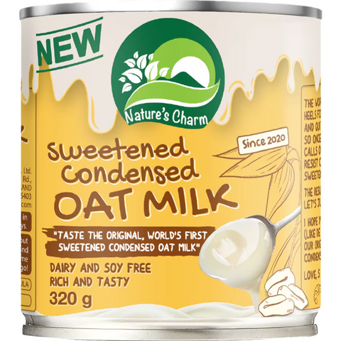Nature's Charm Sweetened Condensed Milk Oat Milk 320g