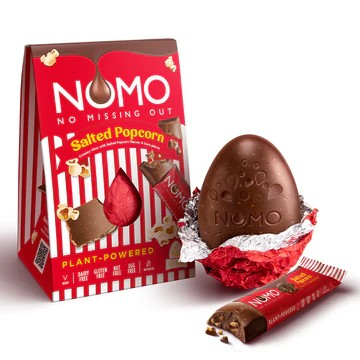 Nomo Salted Popcorn Egg and Bar 158g