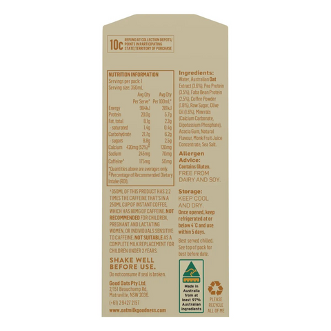 OMG Coffee PrOATein 350ml