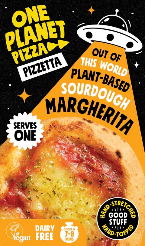 One Planet Pizza Margherita Pizzetta (Single serve) 185g