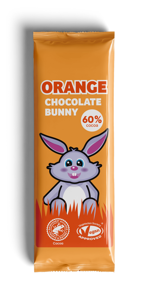 Plamil Orange Chocolate Bunny (60% Cocoa) 25g